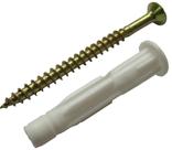 Bucha Nylon MU 8mm Dry Wall para Bloco Oco com Parafuso - BUO016-4 - FOXMIX
