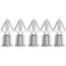 Bucha para Fixação de Placas HDF com Parafuso 5 Unidades - 601578 - FISCHER