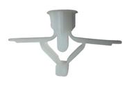 Bucha para gesso de 4 a 16mm com anel e abas 250 unidades Bucha para gesso de 4 a 16mm com anel e abas 250 unidades