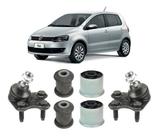 Bucha + Pivô Da Bandeja Dianteira Vw Fox 2016 2017 2018 2019