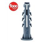 Bucha Plástica Com Aba Anel 8mm Para Parede 1000 unidades