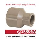 Bucha Redução Soldável Marrom Longa 75x50 - Krona