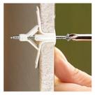 Bucha Sfor Fly 4 Nylon 10x45 com parafuso 4,2x55 para placa de gesso 25mm dupla