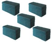 Buchas Esponjas De Fibra Verde Para Limpeza Uso Geral Kit Com 50 Unidades