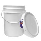 Bucket ePackageSupply 19 litros branco com tampa hermética de qualidade alimentar