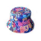 Bucket Hat Backs Anime Unissex Casual Beach Fisherman's S dos anos 80