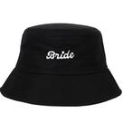 Bucket Hat Bride Black Sun Hat unissex para mulheres, homens e adolescentes Bucket Hat Bride Black Sun Hat unissex para mulheres, homens e adolescentes