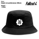 Bucket Hat Fallouts Anime Unissex Casual Beach Fisherman's Su