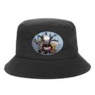 Bucket Hat Identitys Anime Sun para adultos de algodão de 56 a 58 cm Bucket Hat Identitys Anime Sun para adultos de algodão de 56 a 58 cm