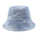 Bucket Hat Jeans Anime, Unissex, Casual, Proteção Solar na Praia