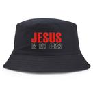 Bucket Hat Jesus Is My Boss Anime Unissex Beach Fish