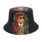 Bucket Hat Lions Heads Anime Unissex Casual Beach Fisherman's
