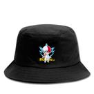 Bucket Hat My Heros Academias Chapéu de sol unissex 58 cm de algodão Bucket Hat My Heros Academias Chapéu de sol unissex 58 cm de algodão