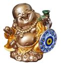 Buda Chinês Gordo Feliz Sorte Budismo Resina Amuleto Sorte
