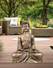 Buda Hindu dourado meditando meditação estátua Decorativa Grande 46 cm Buda Hindu dourado meditando meditação estátua Decorativa Grande 46 cm