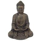 Buda Hindu Grande Budismo Meditação de Resina Ouro Velho