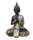 Buda Hindu Tailandês Tibetano Sidarta Resina 20 cm