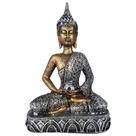 Buda Hindu Tibetano Sidarta Estátua de Resina Enfeite 22 cm