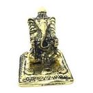 Buda Incensário Mini 3cm Metal Dourado