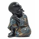 Buda Sonhador Monge Hindu Tailandês Tibetano Enfeite Resina