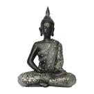 Buda Tibetano Prateado Meditando - Fx011