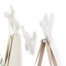 Buddy Conjunto Cabideiros de Parede 3 Peças Branco UMBRA Buddy Conjunto Cabideiros de Parede 3 Peças Branco UMBRA