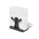 Buddy porta guardanapos preto em plástico moldado