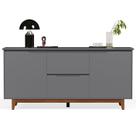 Buffet 2 Portas Flow Cinza