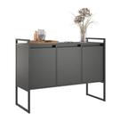Buffet 3 Portas Rouxe Preto Onix