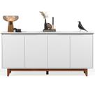 Buffet 4 Portas Flow Branco