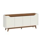 Buffet 4 Portas Pulse Off White e Canella
