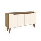 Buffet 4 Portas Quartzo Nature/Off White Buffet 4 Portas Quartzo Nature/Off White