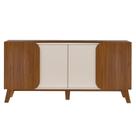 Buffet 4 Portas Sala de Jantar 160 cm 4506 Cedro Off White ARLY
