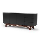 Buffet Alfenas Castanho C/ Preto 200cm - 76652
