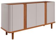Buffet Ana 4 Portas 153cm Off White/Cinamomo