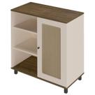 Buffet Aparador 1 Porta 80 cm 4520 Pinho Off White ARLY