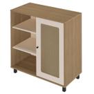 Buffet Aparador 1 Porta 80 cm 4521 Carvalho Off White ARLY