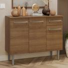 Buffet Aparador 105cm 3 Portas e 1 Gaveta Rustic Madesa