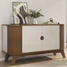 Buffet Aparador 140cm Sala 2 Portas Uther Cinamomo/Off A09 - Mpozenato