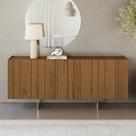 Buffet Aparador 180cm 4 Portas Lyon N02 Cinamomo/Champanhe - Mpozenato Buffet Aparador 180cm 4 Portas Lyon N02 Cinamomo/Champanhe - Mpozenato