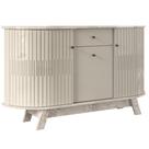 Buffet Aparador 3 Portas 136 Cm Monza Calacata Off White Madetec Calacata Off White