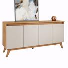 Buffet Aparador 4 Portas MDP/MDF Mel Off White 156cm Eifel