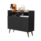 Buffet Aparador Balcão Sala Jantar Estar Wind Retro 3 Portas