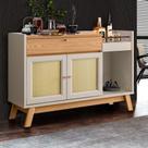 Buffet Aparador Carvalho Off White ShopJM