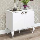 Buffet Aparador Clássico Provençal 02 Portas - Branca