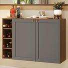Buffet Aparador com Adega 100cm 2 Portas Vik Madesa 16 R