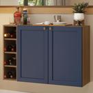 Buffet Aparador com Adega 100cm 2 Portas Vik Madesa 16 R