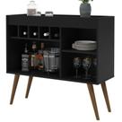 Buffet Aparador Com Adega New Odin - Preto - Ej Moveis