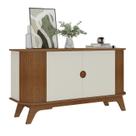 Buffet Aparador Curvo 2 Portas 140 cm Cinamomo Off White ARLY