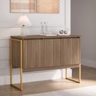 Buffet Aparador de Sala Jantar com Pés Dourado